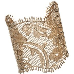  | givenchy-Pale Gold Lace Cuff