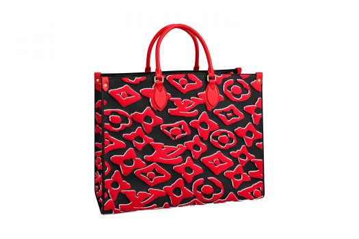  | Onthego_GM_Louis_Vuitton_x_Urs_Fischer_in_tuffeted_Monogram_canvas_in_Black_and_Red-min